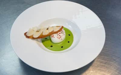 Œuf mollet et coulis d’épinard d’Éric Bouchenoire