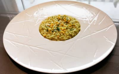 Le risotto aux courgettes de Massimo Tringali