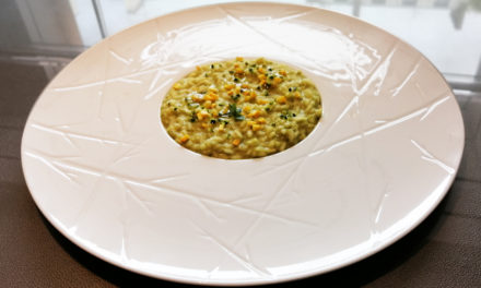 Courgette risotto of Massimo Tringali