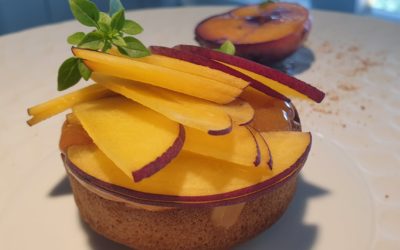 Tarte à la pêche de Massimo Tringali