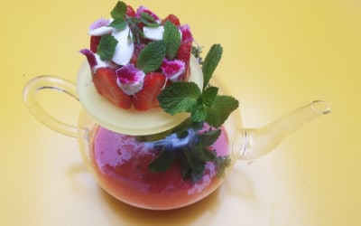 Tomates et fraises aux amandes fraîches de Guy Krenzer