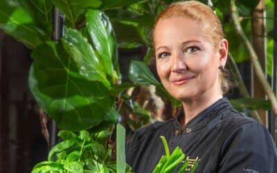 La Cheffe Francesca Lazzari, Cheffe du restaurant « Le Jardin » du Jiva Hill Resort à Genève