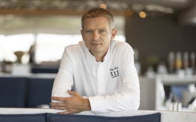 Chef Jeremy Ravier du restaurant les 3 Dômes au Sofitel Lyon